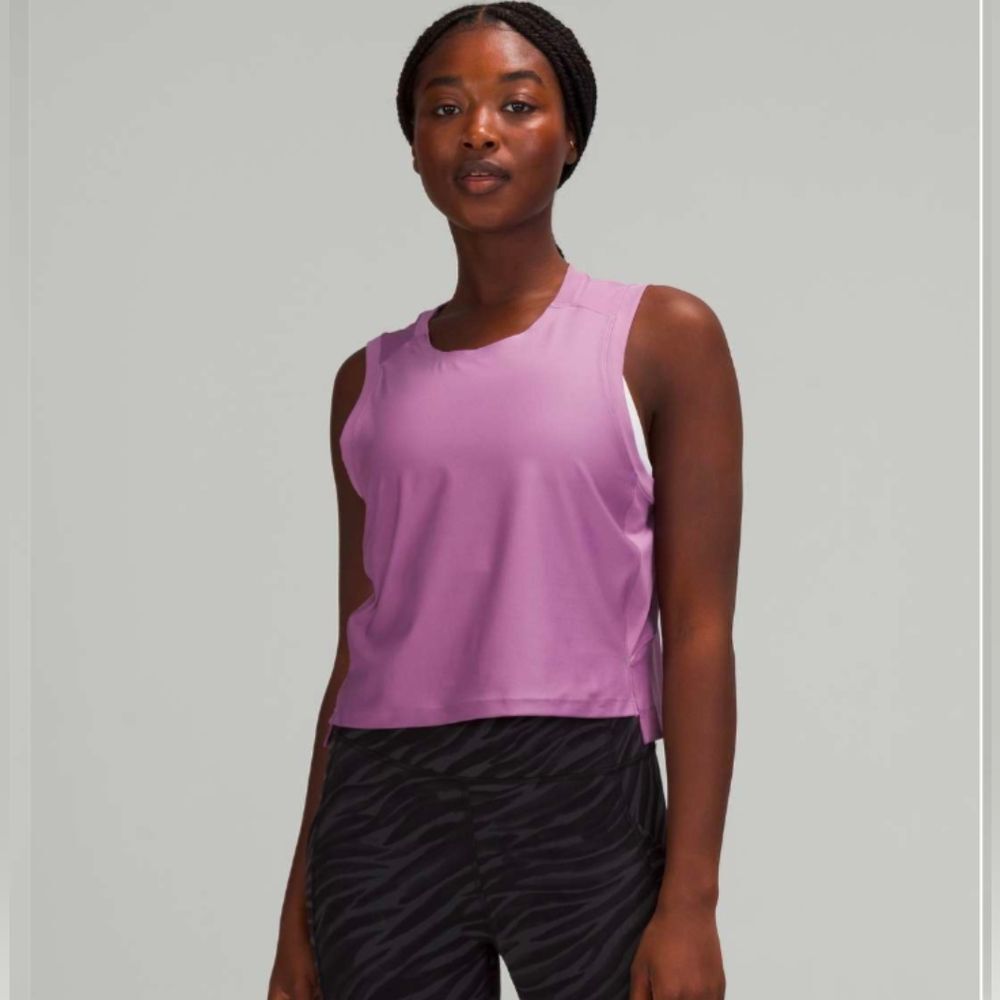 Lululemon Mesh Train Tank Wisteria Purple Size 6 estimated Read Description